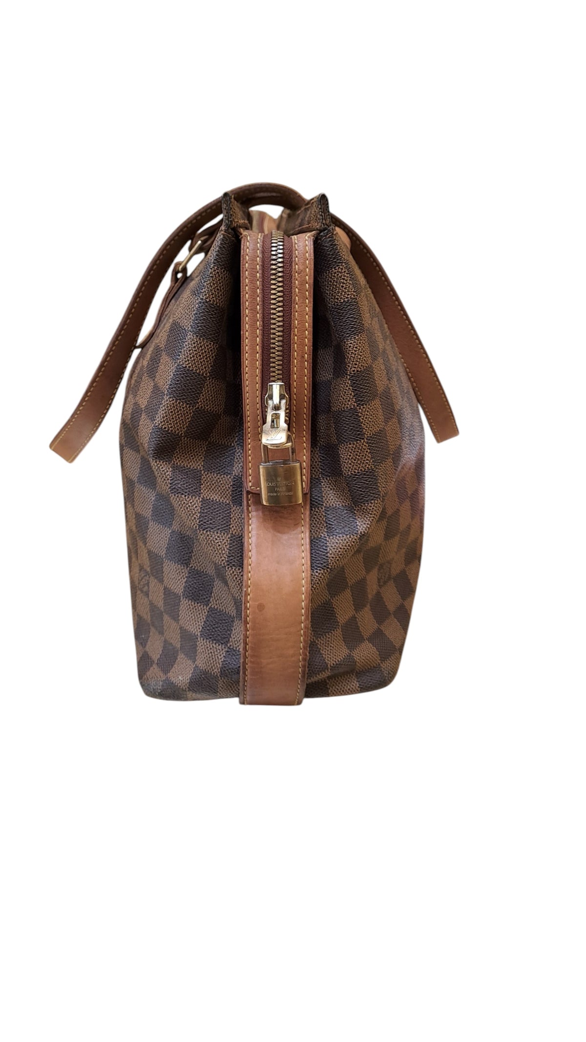Louis Vuitton Chelsea Damier Ebene, Brown, Canvas, Tote Bag