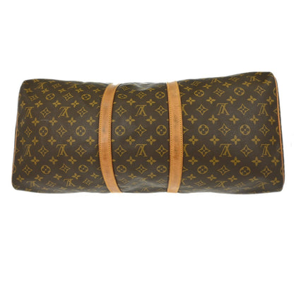 Louis Vuitton Keepall Monogram, Brown, Canvas, Travel Bag