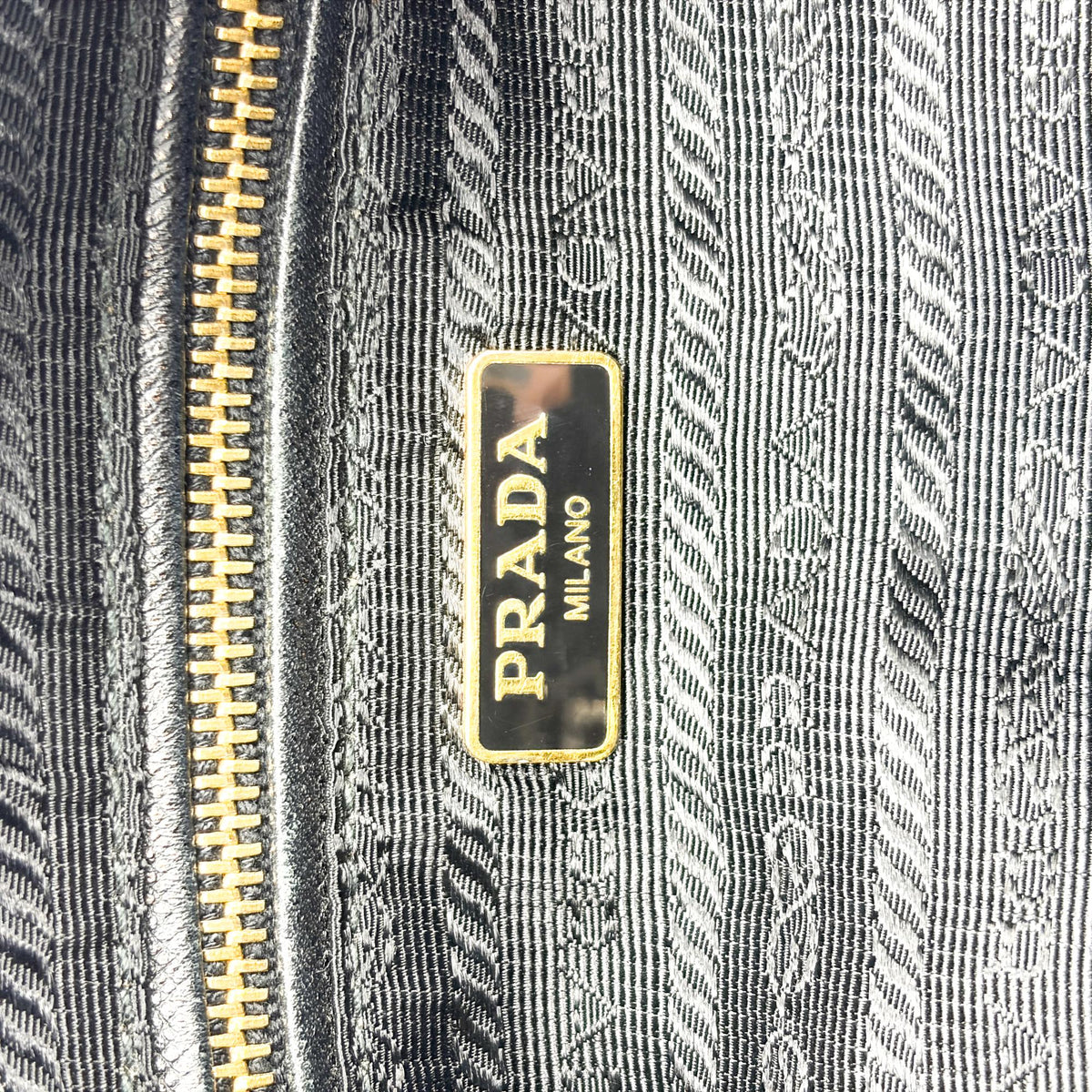 Prada Re-Edition 1995 Chain Quilted Re-Nylon, Black, Nylon, Tote Bag
