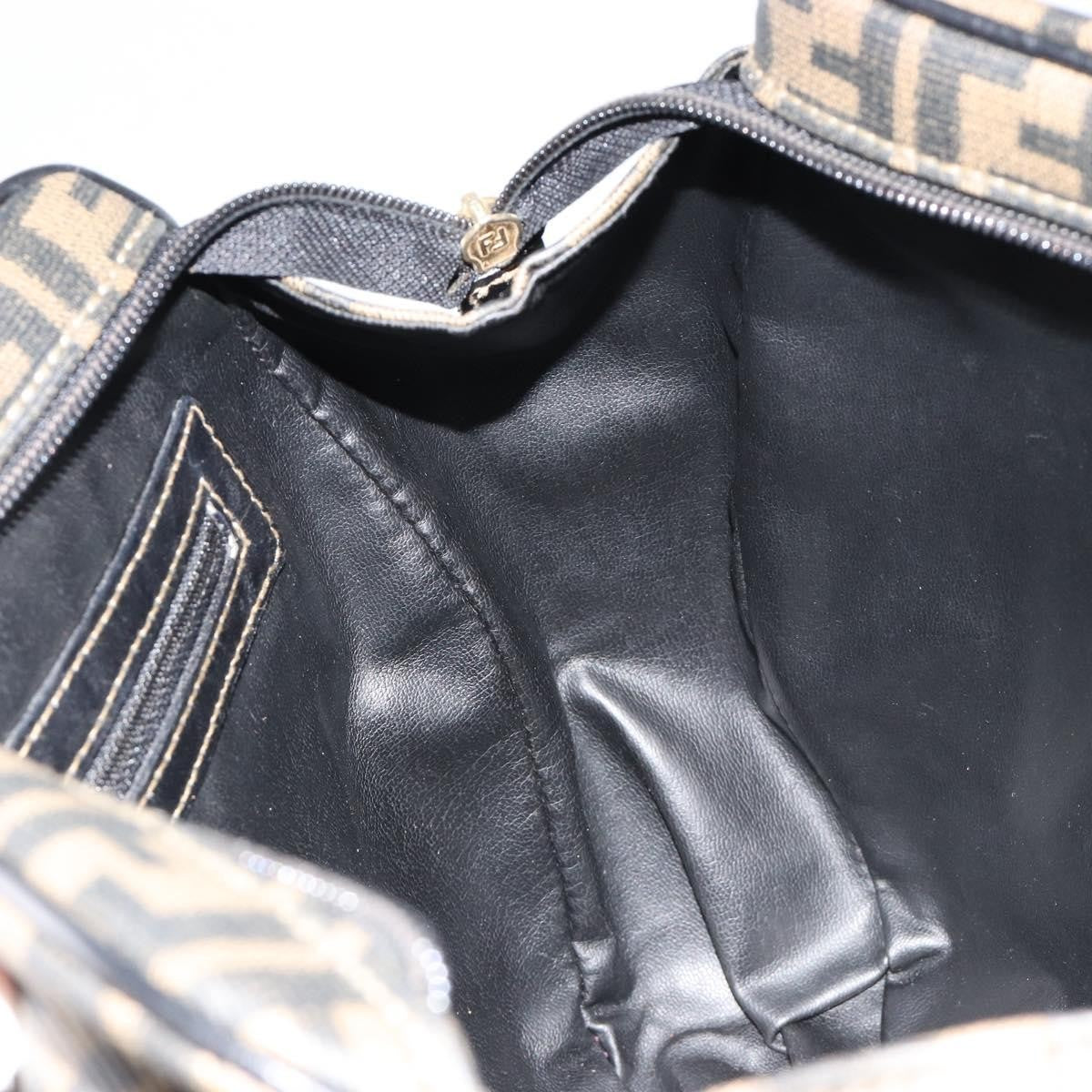 Fendi Vintage Zucca Canvas, Brown, Canvas, Tote Bag