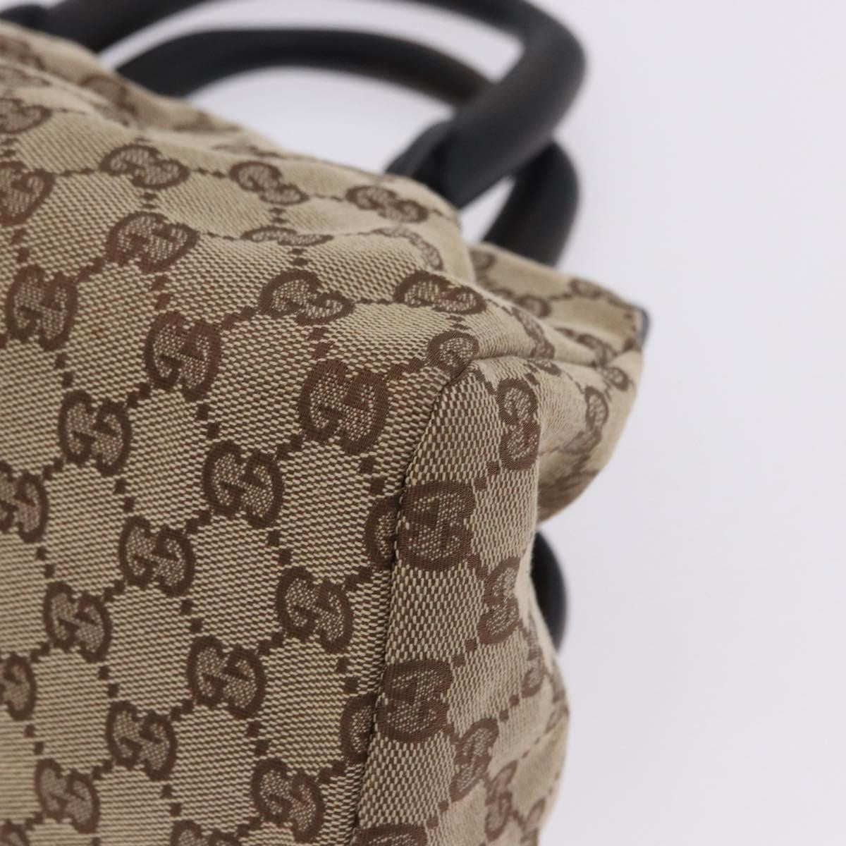 Gucci Wood Handle Frame Doctor Bag GG Canvas, Beige, Canvas, Shoulder Bag