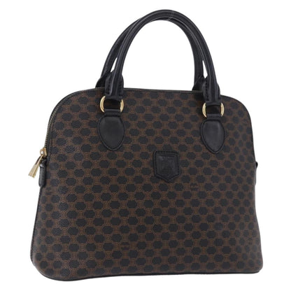 Celine Macadam Toile Triomphe, Black, Canvas, Handbag