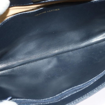 Givenchy Vintage 4G Leather, Navy, Leather, Shoulder Bag