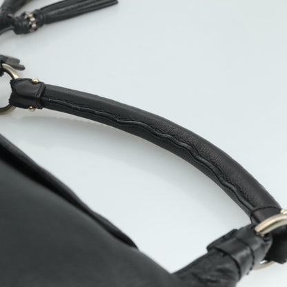 Salvatore Ferragamo Vintage Gancini Top Handle Leather, Black, Leather, Handbag