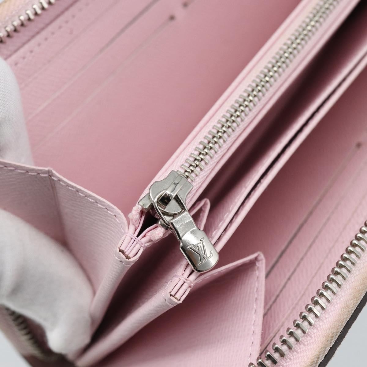 Louis Vuitton Zippy By The Pool Monogram Giant, Pink, Canvas, Wallet