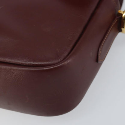 Cartier Must de cartier Leather, Burgundy, Leather, Shoulder Bag