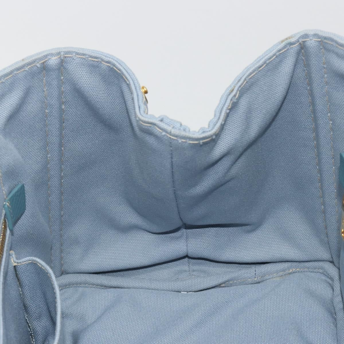Prada Canapa Canvas, Blue, Canvas, Tote Bag