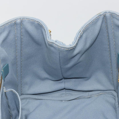 Prada Canapa Canvas, Blue, Canvas, Tote Bag
