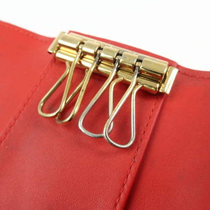 Louis Vuitton Multiclés 4 Cuir verni, Red, Patent Leather, Wallet
