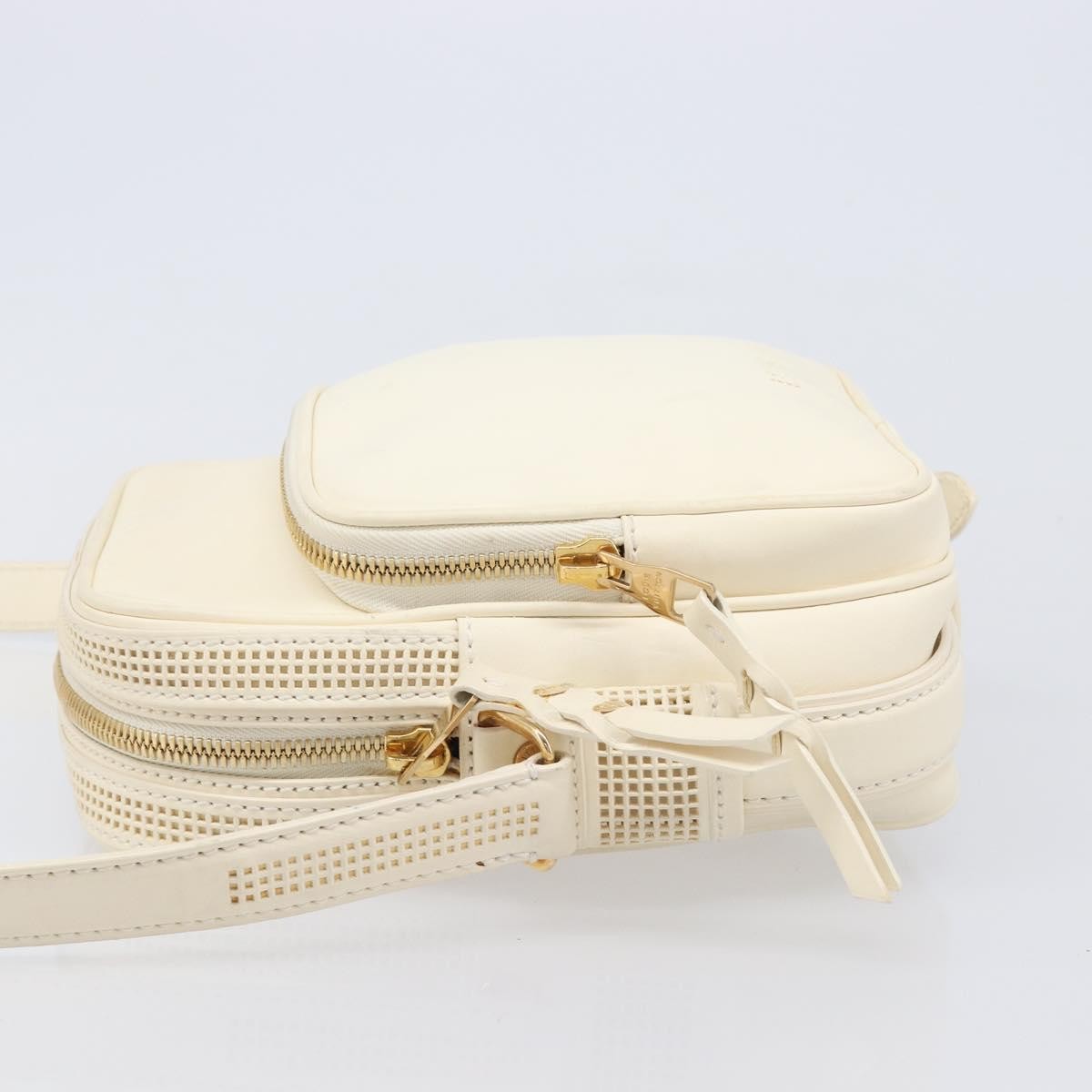 Louis Vuitton Bequia Trotter Messenger Nomade Leather, White, Leather, Shoulder Bag