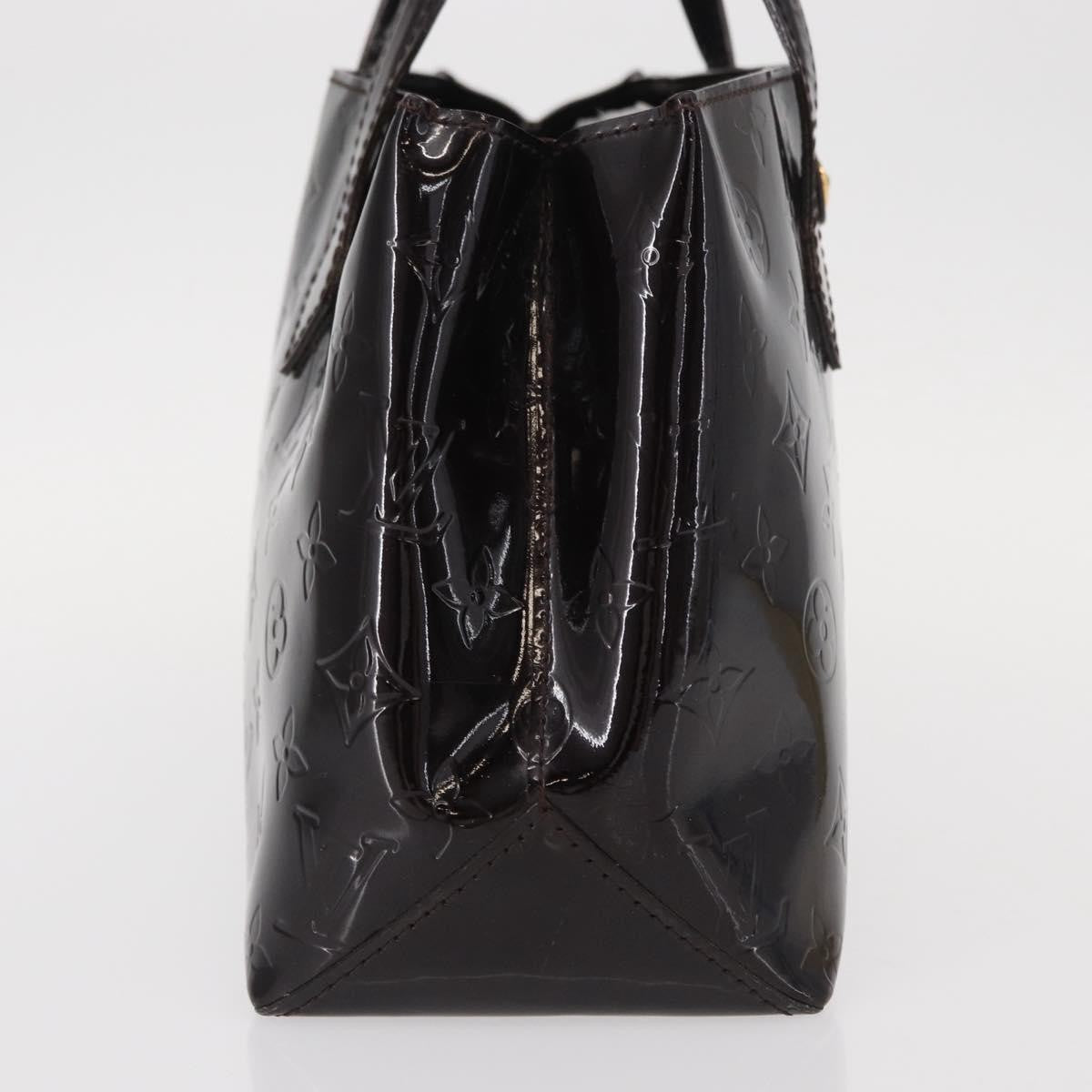 Louis Vuitton Wilshire Monogram Vernis, Burgundy, Patent Leather, Handbag