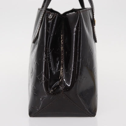 Louis Vuitton Wilshire Monogram Vernis, Burgundy, Patent Leather, Handbag