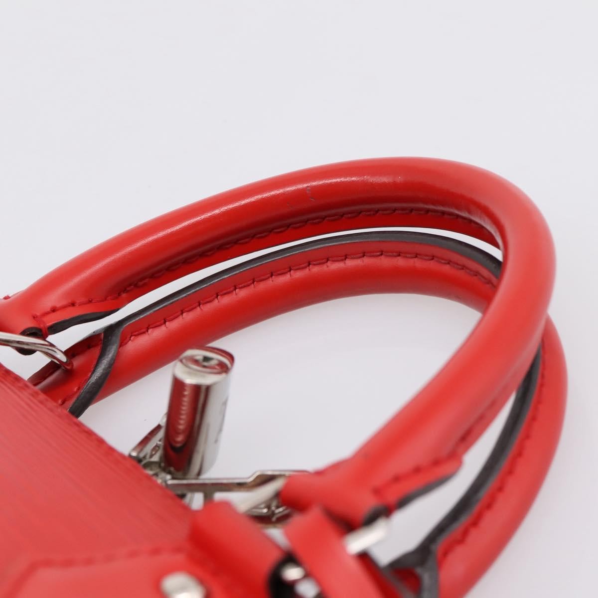 Louis Vuitton Alma Epi, Red, Leather, Handbag