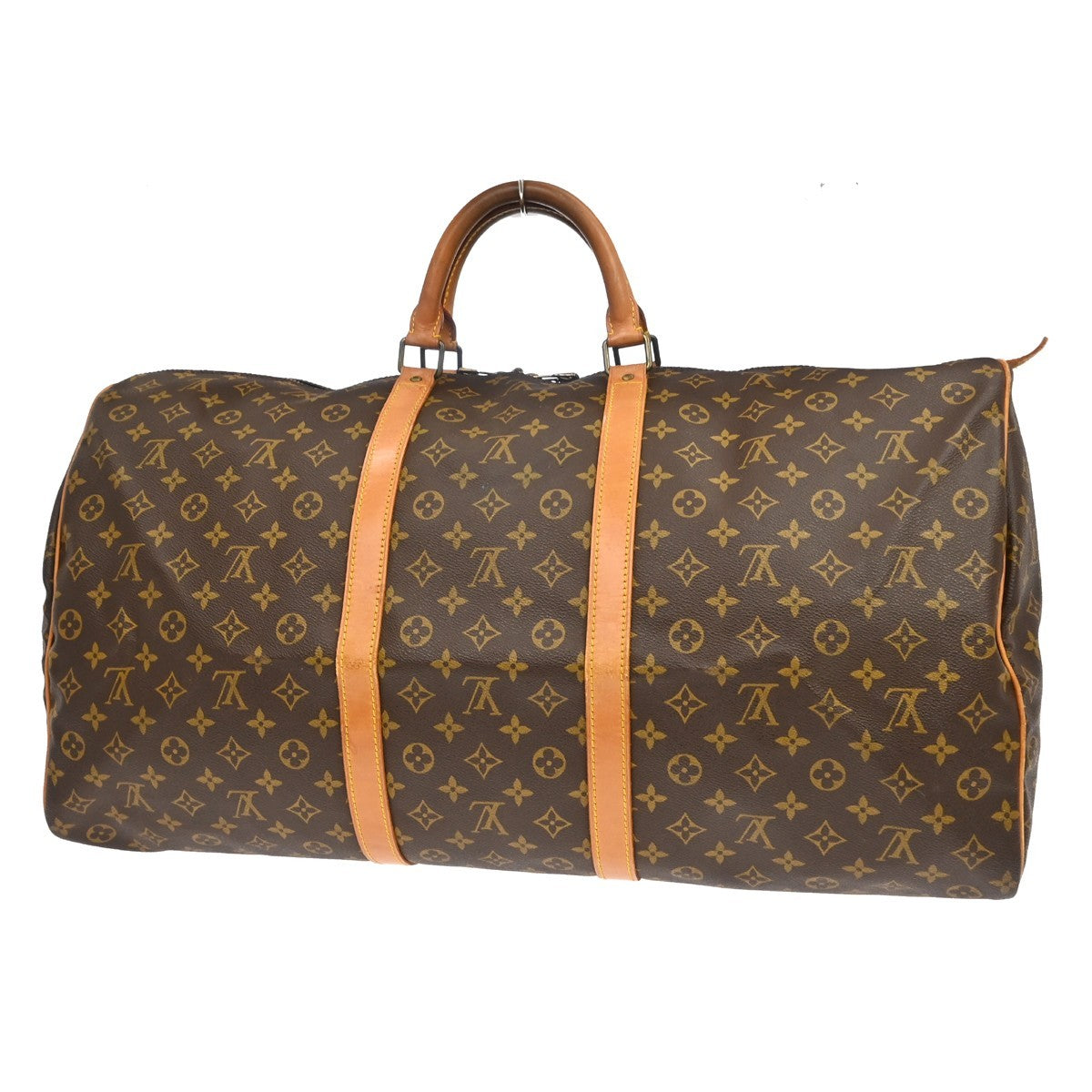 Louis Vuitton Keepall Monogram Canvas, Brown, Canvas, Travel Bag