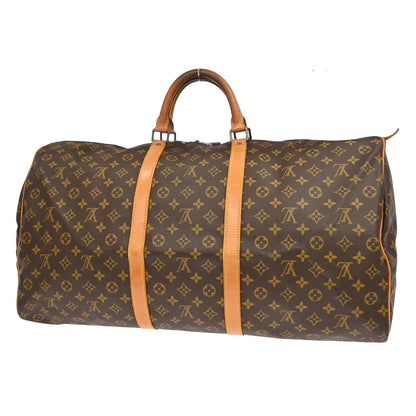 Louis Vuitton Keepall Monogram Canvas, Brown, Canvas, Travel Bag