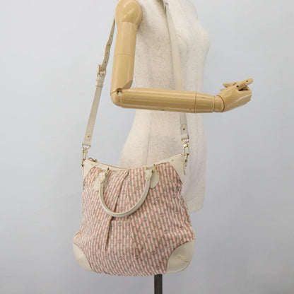 Louis Vuitton Marina Mini Lin Croisette, Pink, Canvas, Handbag
