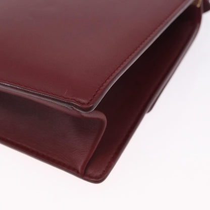 Salvatore Ferragamo Aileen Leather, Burgundy, Leather, Shoulder Bag