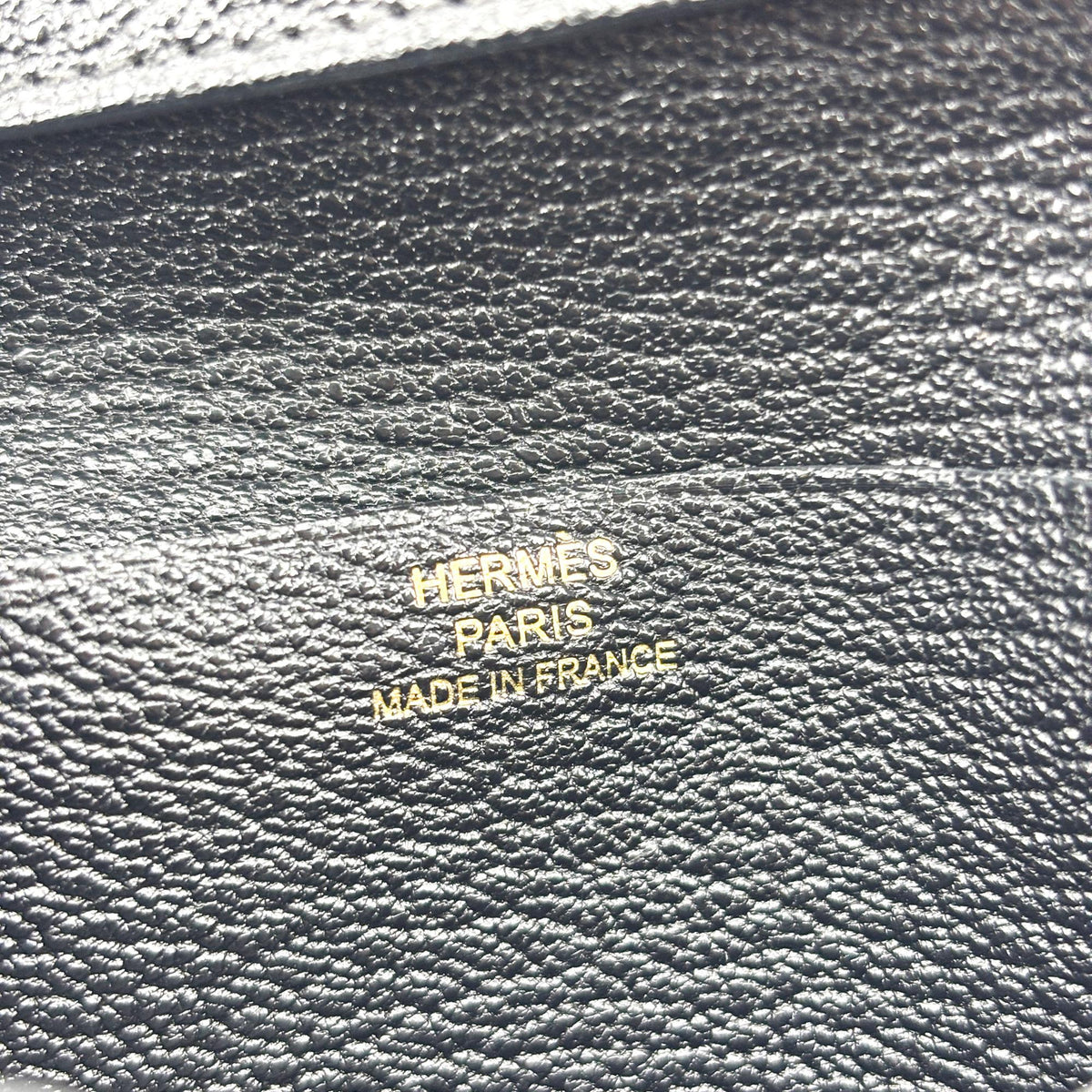 Hermes Bearn Epsom, Black, Leather, Wallet