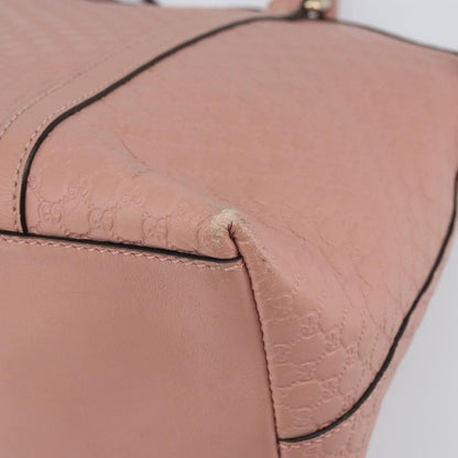 Gucci Britt Convertible Dome Satchel Microguccissima Leather, Pink, Leather, Tote Bag