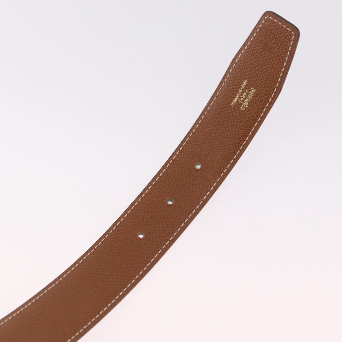 Hermes Constance Reversible Belt Leather, Black, Leather, Belt
