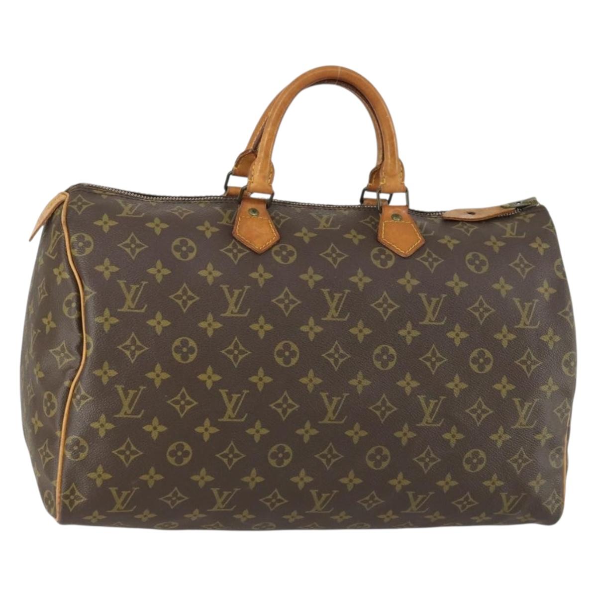 Louis Vuitton Speedy Bandouliere Bag Monogram Canvas, BROWN, CANVAS, Handbag