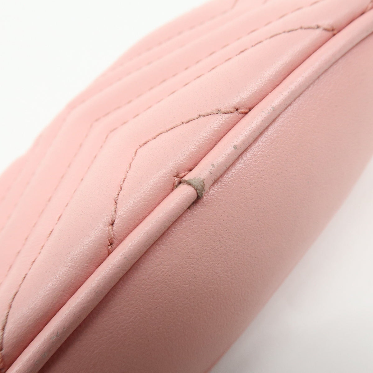 Gucci GG Marmont Key Matelasse Leather, Pink, Leather, Clutch