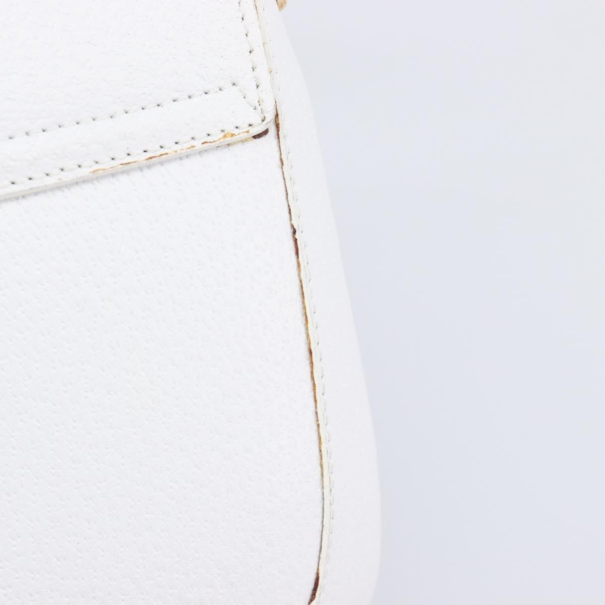 Gucci Shoulder Leather, White, Leather, Shoulder Bag