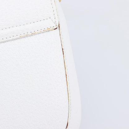 Gucci Shoulder Leather, White, Leather, Shoulder Bag