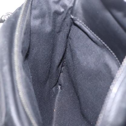 Bottega Veneta Utility Waist Leather with Intrecciato, Black, Leather, Shoulder Bag