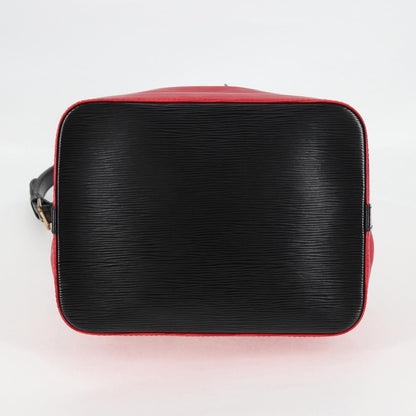 Louis Vuitton Bicolor Petit Noe Epi Leather, Red, Leather, Handbag