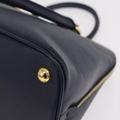 Prada Promenade Saffiano Leather, Navy, Leather, Handbag