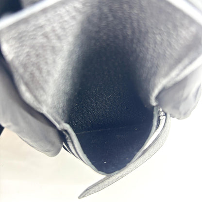 Hermes Bearn Epsom, Black, Leather, Wallet