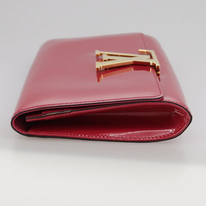 Louis Vuitton Louise Clutch Patent, Pink, Patent Leather, Clutch