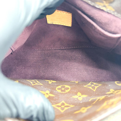 Louis Vuitton Montaigne Monogram Canvas, Brown, Canvas, Handbag
