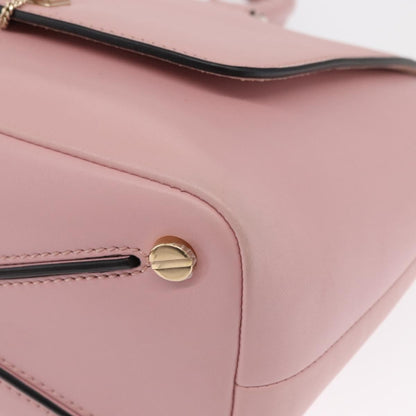 Valentino Garavani Demilune Flap Satchel Leather, Pink, Leather, Handbag