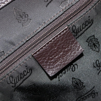 Gucci New Ladies Web Hobo Guccissima Leather, Brown, Leather, Shoulder Bag