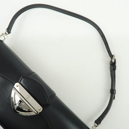 Louis Vuitton Montaigne Clutch Epi Leather, Black, Leather, Clutch