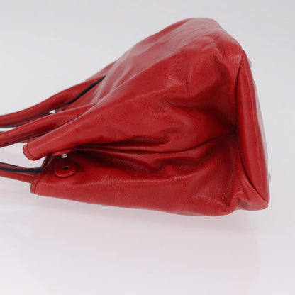 Miu Miu Convertible Vitello Shine, Red, Leather, Tote Bag