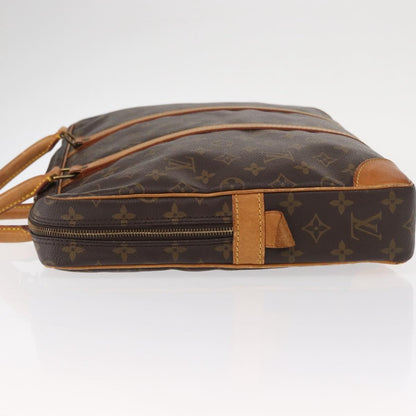 Louis Vuitton Porte-Documents Voyage Macassar Monogram Canvas, Brown, Canvas, Briefcase