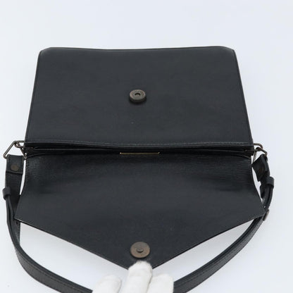 Saint Laurent Vintage Leather, Black, Leather, Handbag