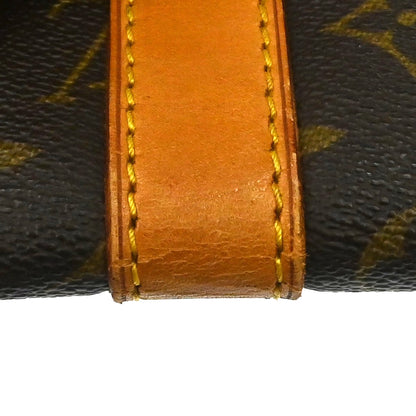 Louis Vuitton Keepall Monogram, Brown, Canvas, Travel Bag
