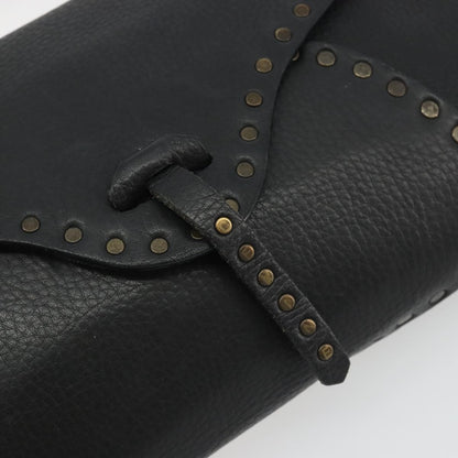 Gucci Shoulder Leather, Black, Leather, Shoulder Bag