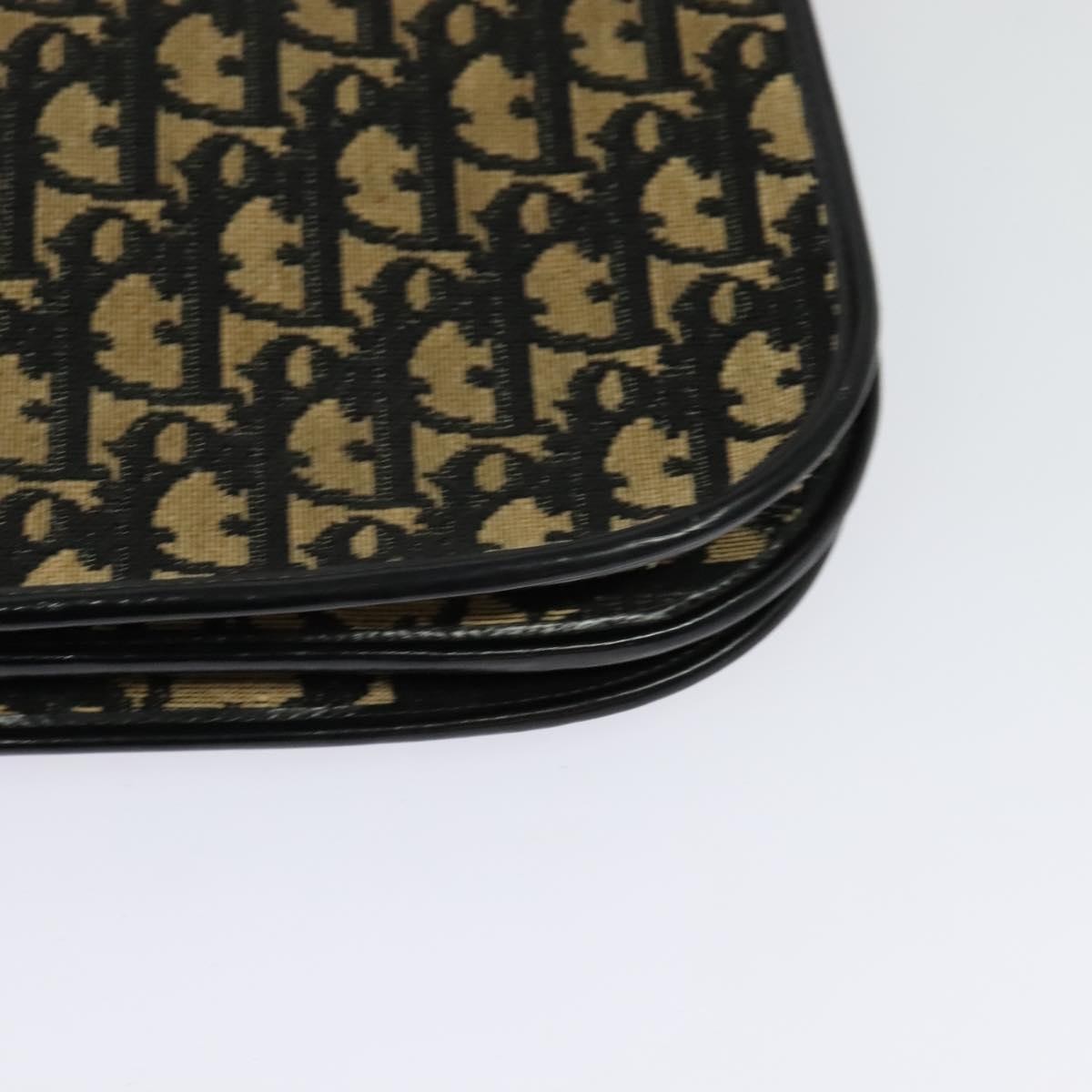 Christian Dior Trotter shoulder Canvas, Navy, Canvas, Handbag