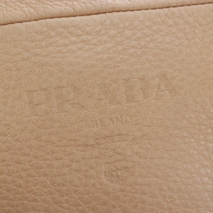 Prada Tote Leather, Beige, Leather, Tote Bag
