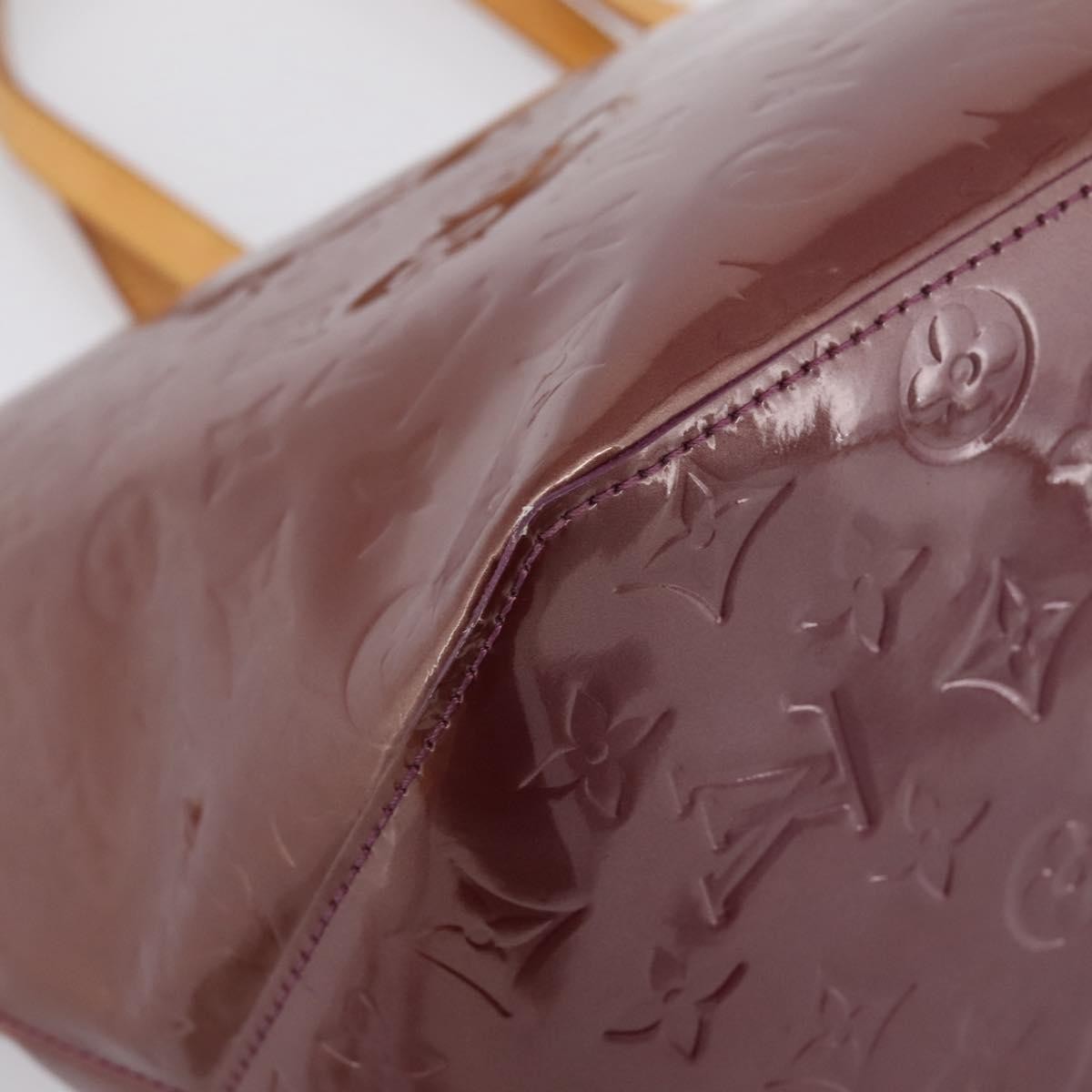 Louis Vuitton Bellevue Monogram Vernis, Purple, Patent Leather, Handbag