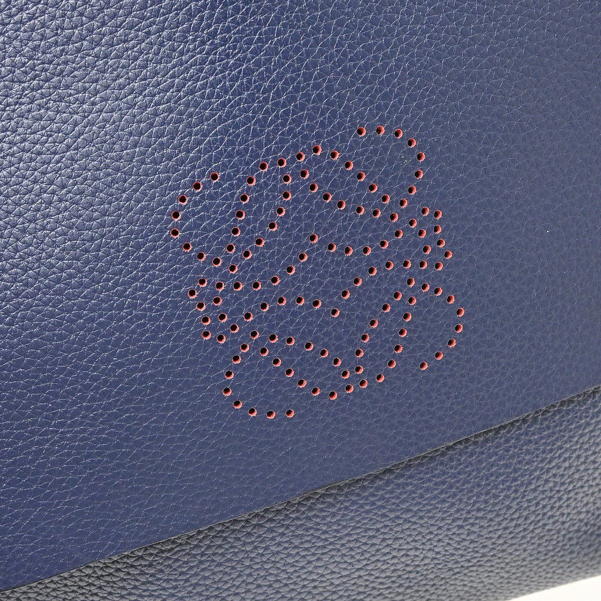 Loewe Anagram Leather, Blue, Leather, Shoulder Bag