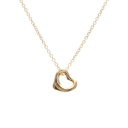 Tiffany & Co. Elsa Peretti Open Heart Pendant 18K Rose Gold, Gold, Pink Gold, Necklace