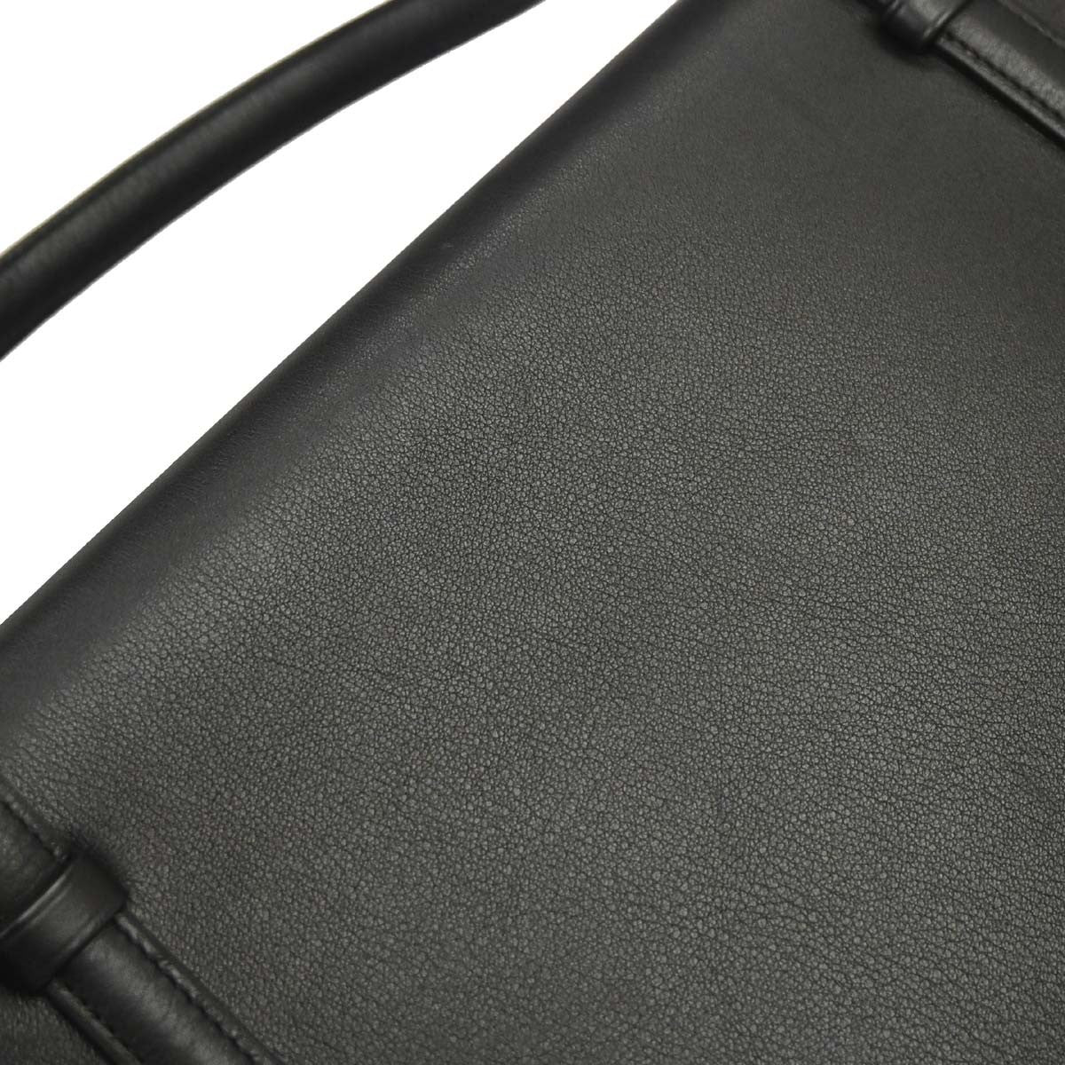 Cartier Cabochon Leather, Black, Leather, Handbag