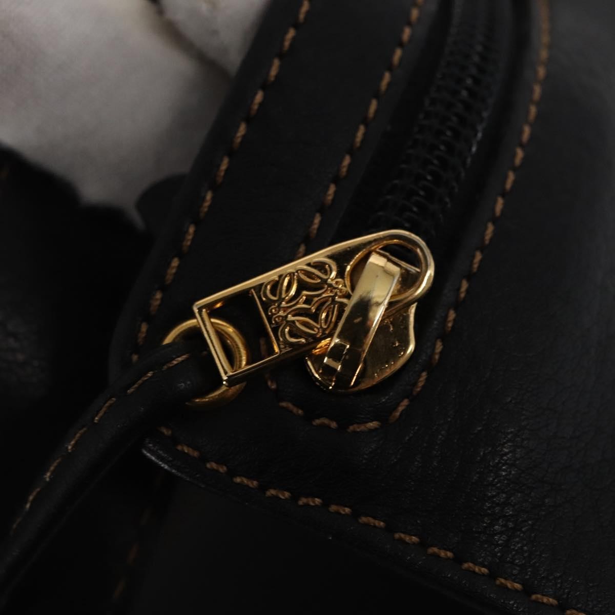 Loewe Anton Leather, Black, Leather, Backpack