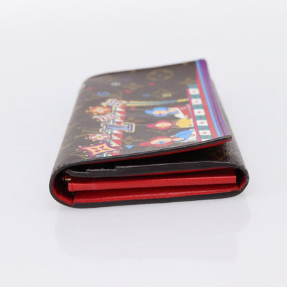 Louis Vuitton Sarah Wallet NM Limited Edition Vivienne Xmas Monogram Canvas, Brown, Canvas, Wallet
